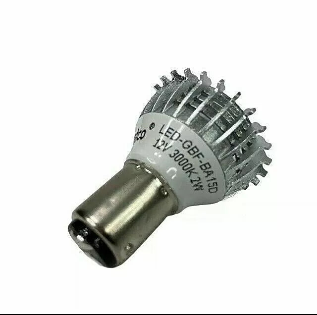 Satco S9005 2 Watt 100 Lumens GBF Elevator LED Warm White 3000K Light Bulb 2Pk