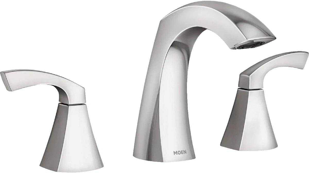 Moen 84504 Lindor Two-Handle High Arc Bathroom Faucet Chrome