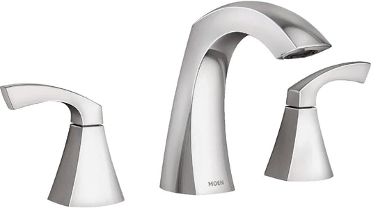 Moen 84504 Lindor Two-Handle High Arc Bathroom Faucet Chrome