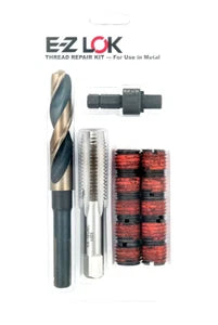 E-Z LOK Threaded Insert Kit for Metal Thin Wall Carbon Steel - 1/4-20 x 3/8-16