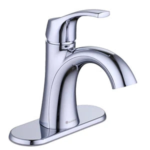 Glacier Bay Arnette Single Handle Single Hole Bathroom Faucet in Chrome