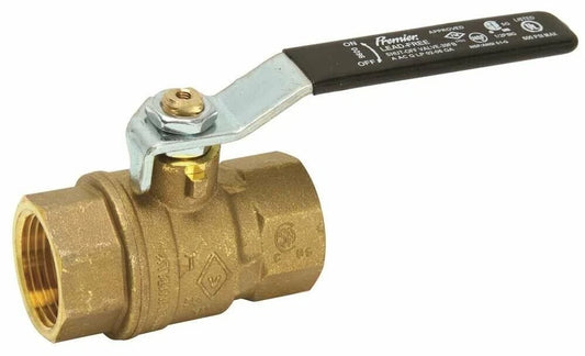 Brass Threaded Ball Valve Full Port 600 wog 1/2" X 1/2" Fip Fpt 4 Pack