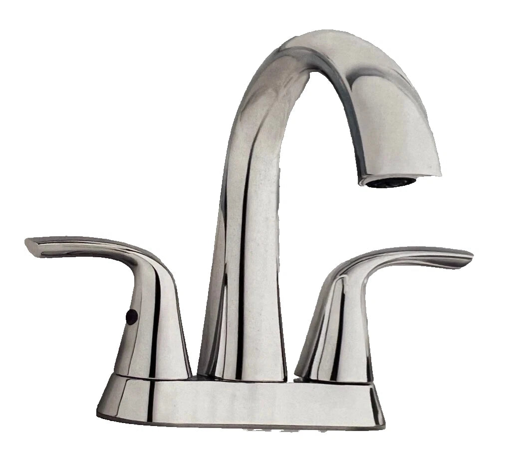GLACIER BAY IRENA 4 IN CENTERSET 2-HANDLE BATHROOM FAUCET CHROME 1008 089 078