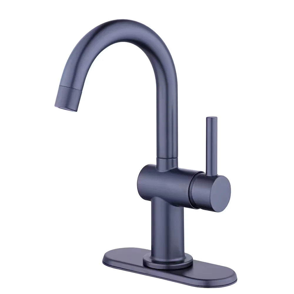 Glacier Bay Single Hole & Handle High-Arc Faucet 1008 251 508 Matte Black