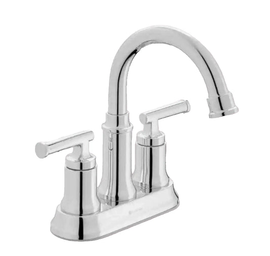 GLACIER BAY OSWELL 1005 203 013 4in. CENTERSET 2-HANDLE HIGH-ARC BATHROOM CHROME