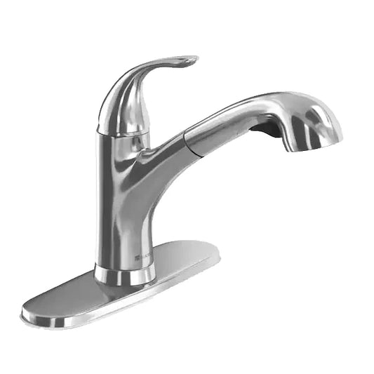 Glacier Bay Market Single-Handle Pull-Out Sprayer Kitchen Faucet Polished Chrome