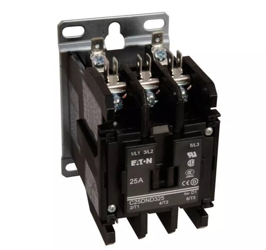 Eaton C25DNB330T Definite Purpose Contactor , 3P 30A 24V AC New