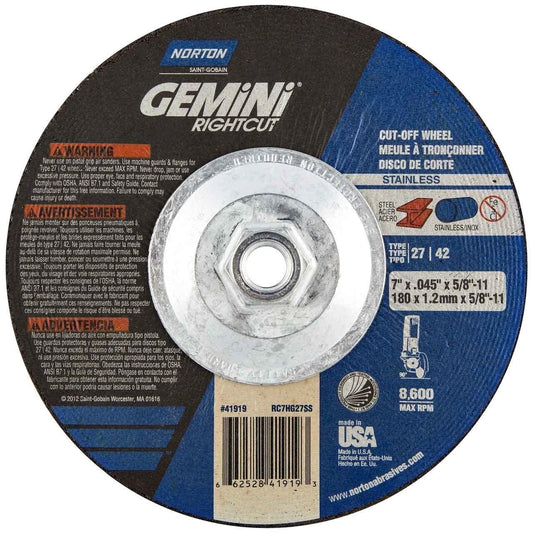 Cutting Wheel 66252841919 7x.045x5/8-11 In. Abrasive New