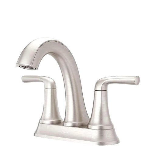 Pfister LF-048-LRGS Ladera 4in. Centerset Bathroom Faucet Defense Brushed Nickel