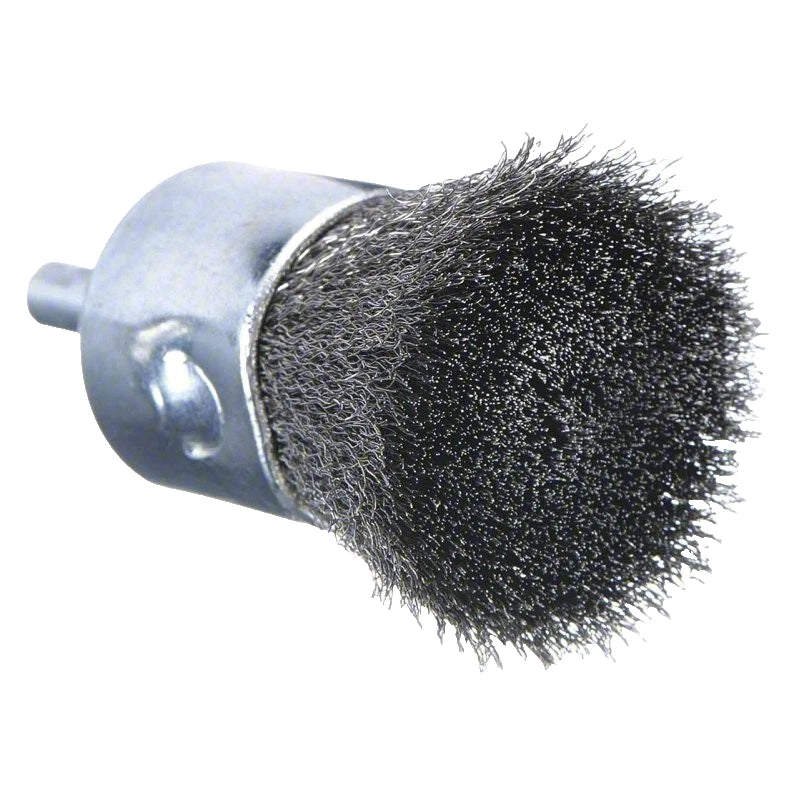 Weiler 96103 Crimped Wire End Wire Brush, Stainlesss Steel NEW